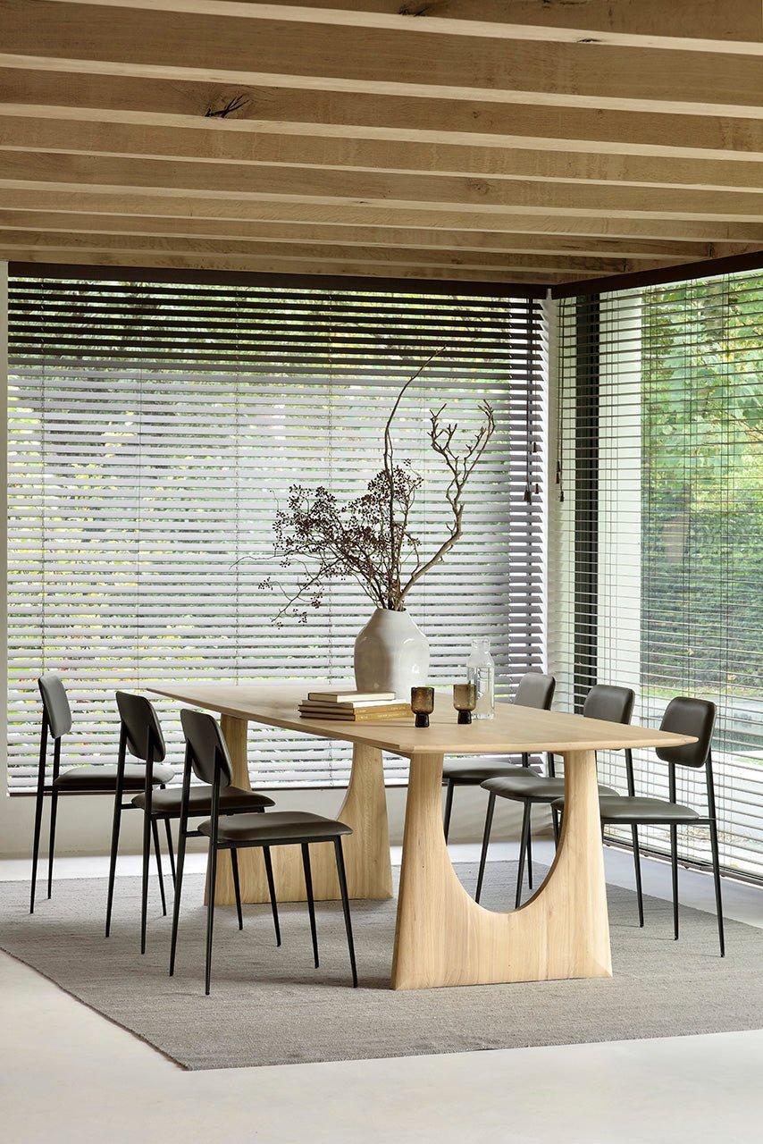 Geometric Dining Table White Cliff Studio Dining Table