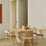 Geometric Dining Table White Cliff Studio Dining Table