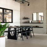 Geometric Dining Table White Cliff Studio Dining Table