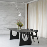 Geometric Dining Table White Cliff Studio Dining Table