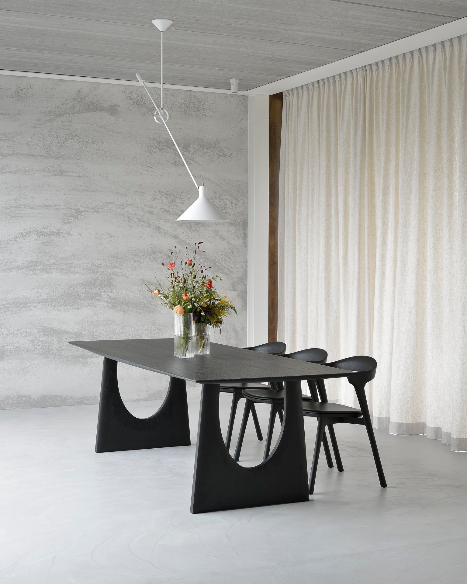 Geometric Dining Table White Cliff Studio Dining Table