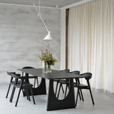 Geometric Dining Table White Cliff Studio Dining Table