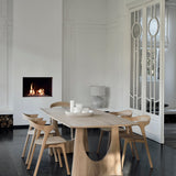 Geometric Dining Table White Cliff Studio Dining Table