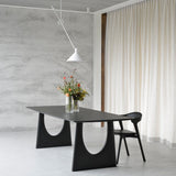Geometric Dining Table White Cliff Studio Dining Table
