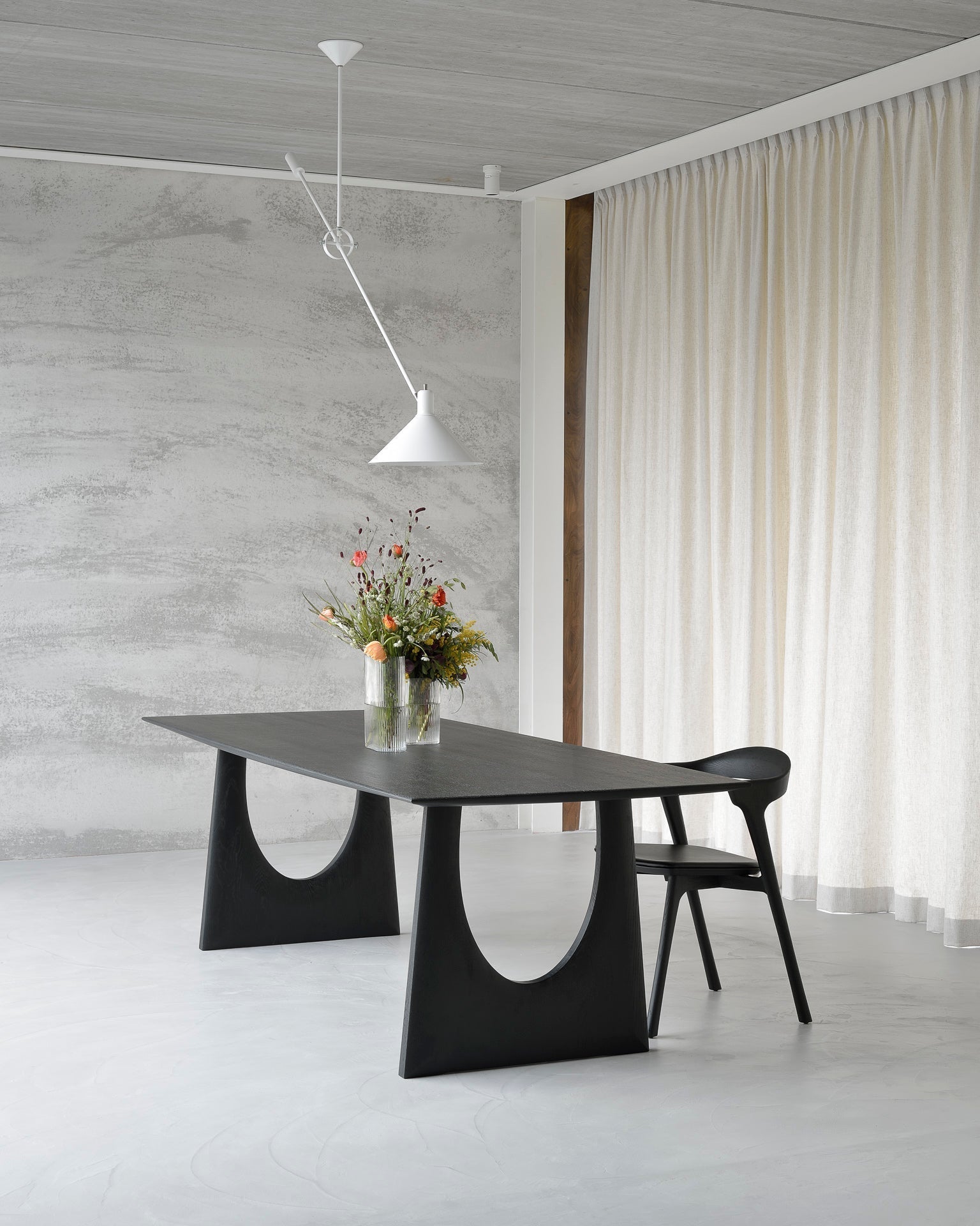 Geometric Dining Table White Cliff Studio Dining Table