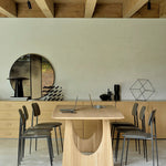 Geometric Dining Table White Cliff Studio Dining Table