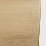 Geometric dining table - oak - rectangular White Cliff Studio Dining Table