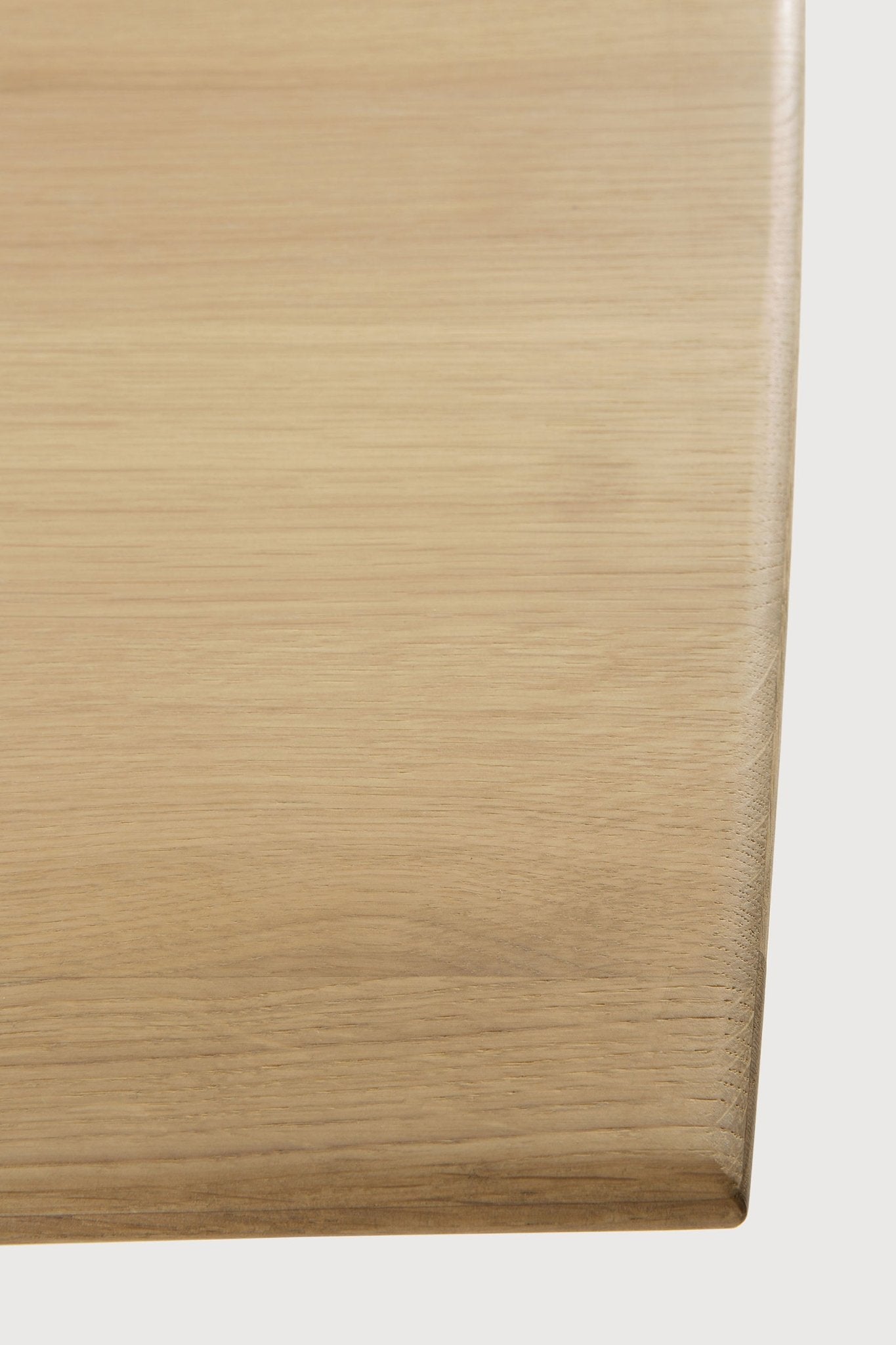 Geometric dining table - oak - rectangular White Cliff Studio Dining Table