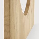 Geometric dining table - oak - rectangular White Cliff Studio Dining Table