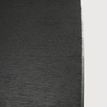 Geometric dining table - varnished oak - black - rectangular White Cliff Studio Dining Table