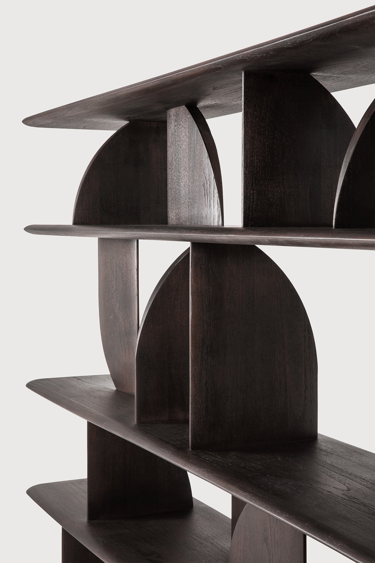 Geometric Rack White Cliff Studio Shelving