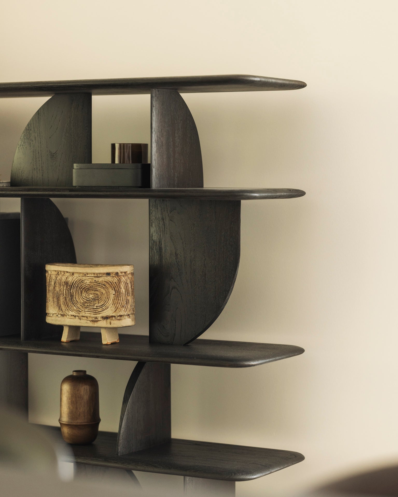 Geometric Rack White Cliff Studio Shelving