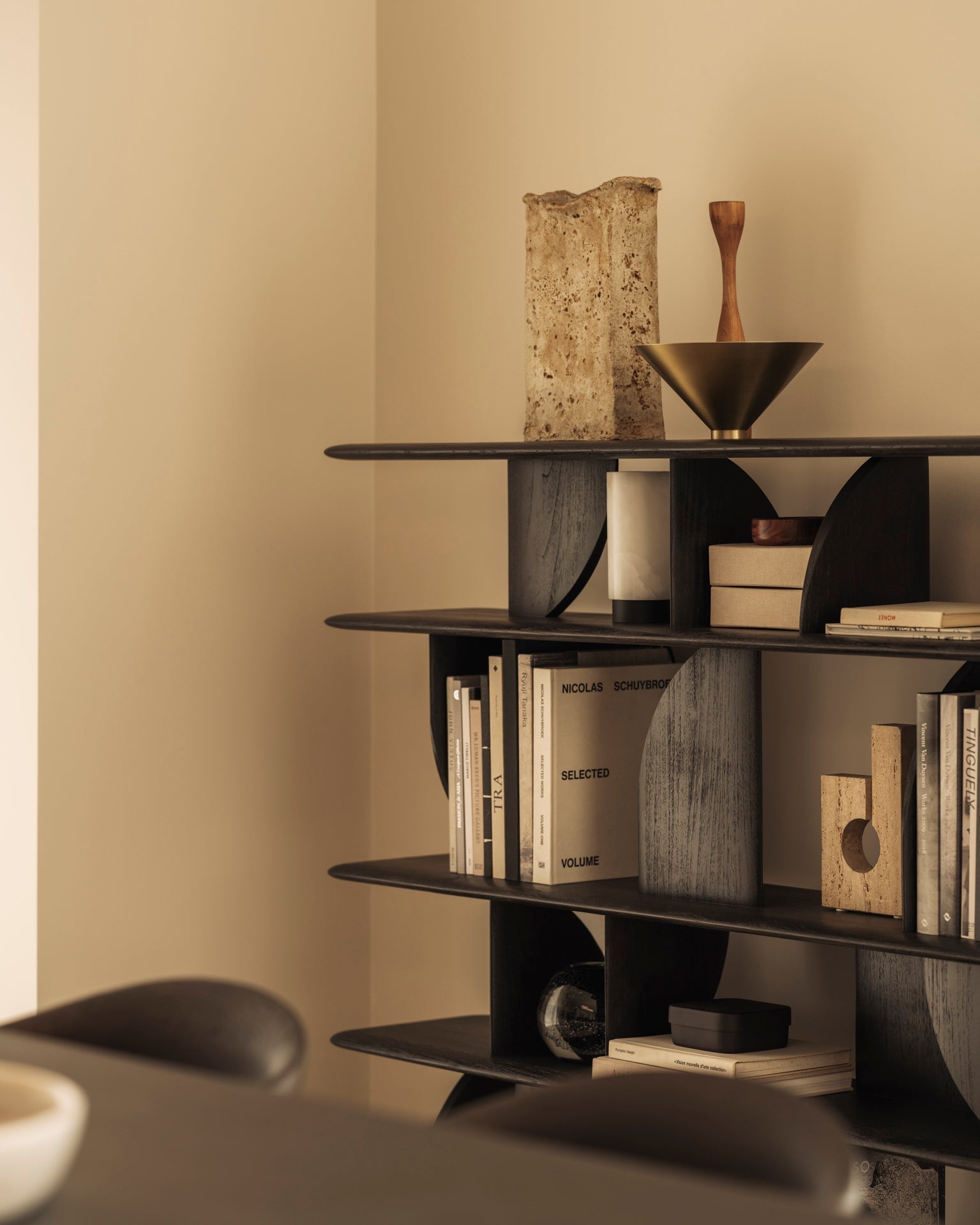 Geometric Rack White Cliff Studio Shelving