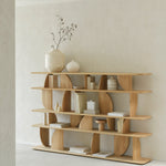 Geometric Rack White Cliff Studio Shelving