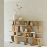 Geometric Rack White Cliff Studio Shelving