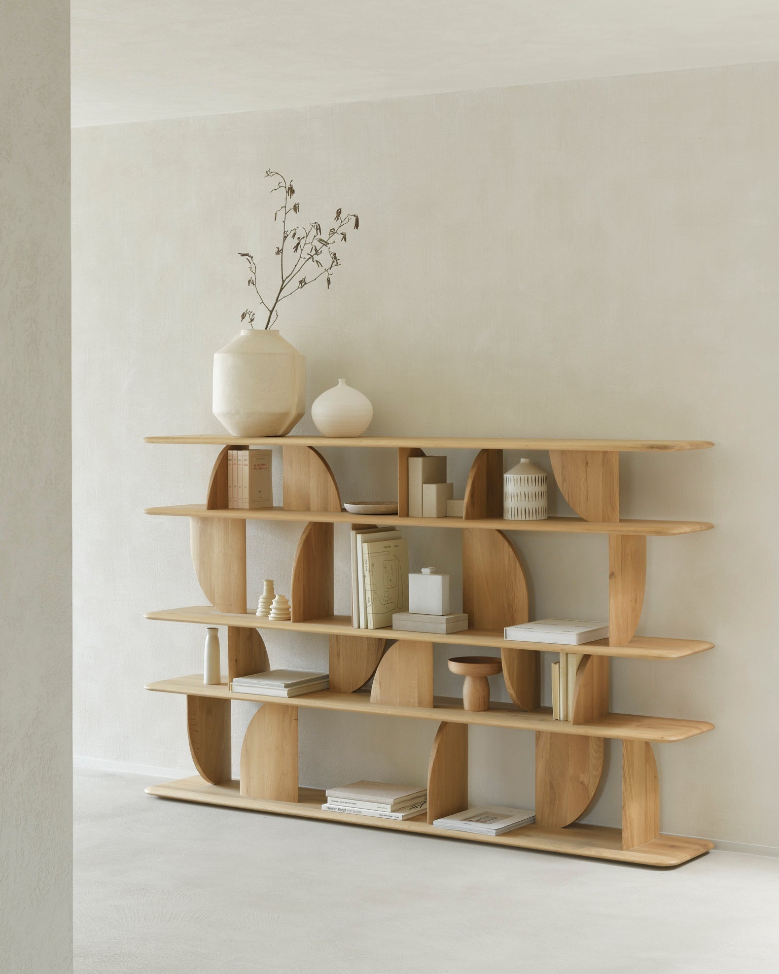 Geometric Rack White Cliff Studio Shelving