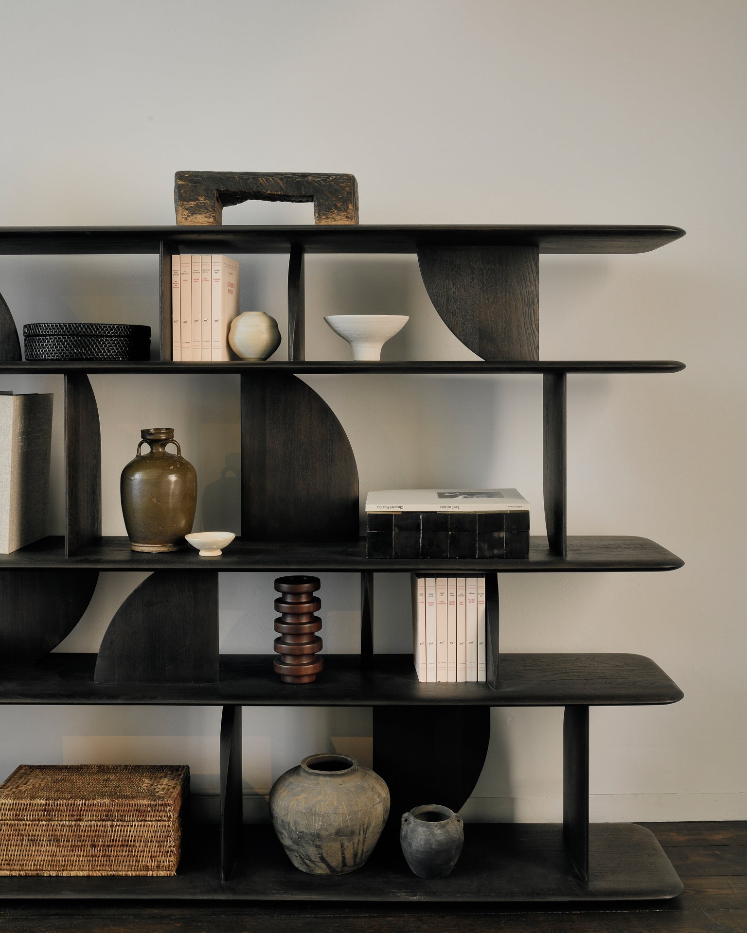 Geometric Rack White Cliff Studio Shelving