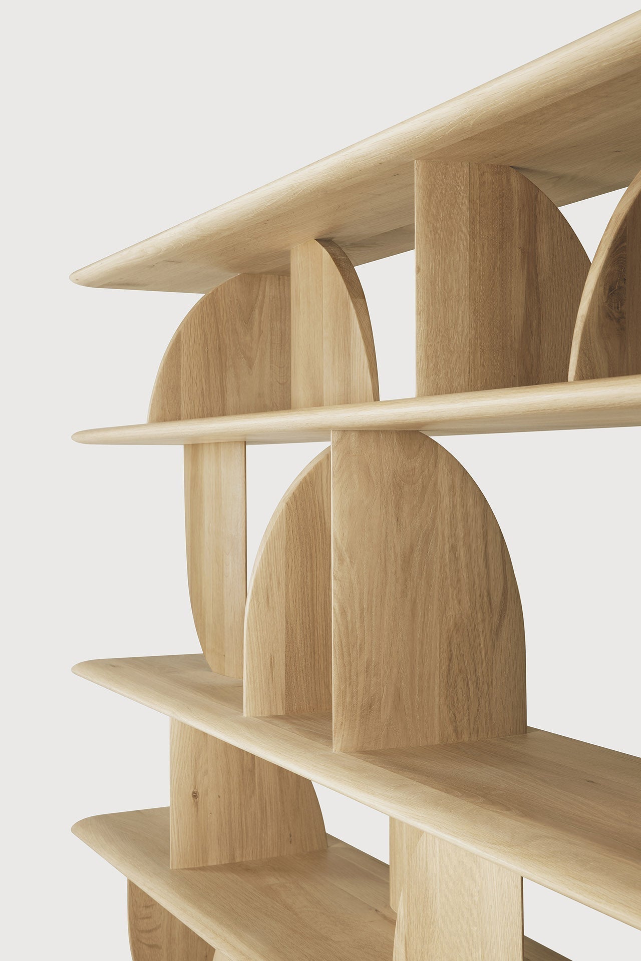 Geometric Rack White Cliff Studio Shelving