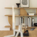 Geometric Rack White Cliff Studio Shelving
