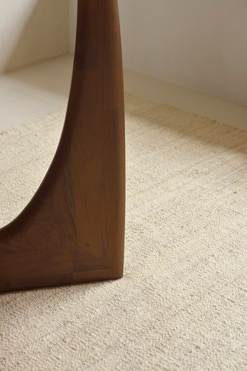 Geometric Side Table White Cliff Studio Accent Tables