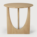 Geometric Side Table White Cliff Studio Accent Tables
