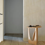 Geometric Side Table White Cliff Studio Accent Tables