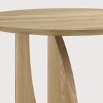 Geometric Side Table White Cliff Studio Accent Tables