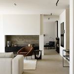 Geometric Side Table White Cliff Studio Accent Tables