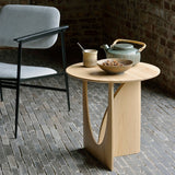 Geometric Side Table White Cliff Studio Accent Tables