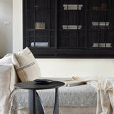 Geometric Side Table White Cliff Studio Accent Tables