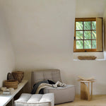 Geometric Side Table White Cliff Studio Accent Tables