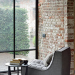 Geometric Side Table White Cliff Studio Accent Tables