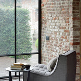 Geometric Side Table White Cliff Studio Accent Tables
