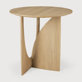 Geometric Side Table White Cliff Studio Accent Tables