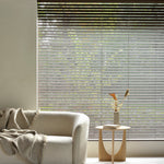 Geometric side table - varnished oak - round White Cliff Studio Side Table