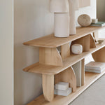 Geometric Sofa Console White Cliff Studio Console Tables