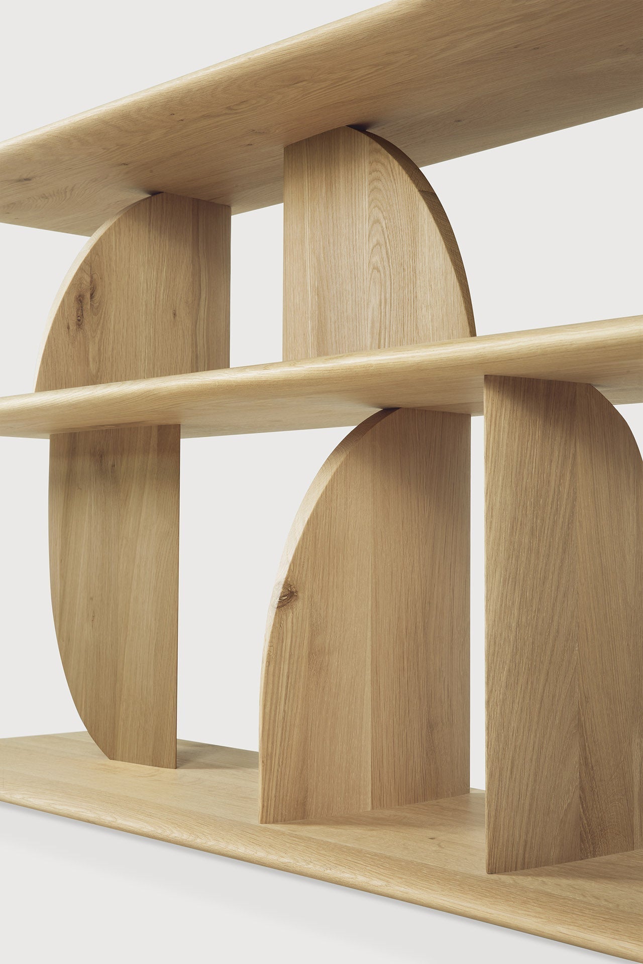 Geometric Sofa Console White Cliff Studio Console Tables