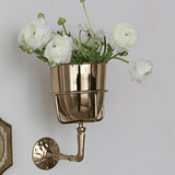 Gerdie Wall Vase Gold Finish - Set of 2