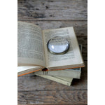 Glass Dome Paperweight & Magnifying Glass