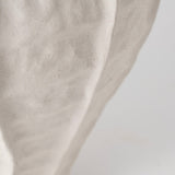 Grace Ceramic Vase - White Textured 13.4" H