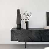Graphic TV Cupboard White Cliff Studio TV Cabinets