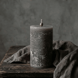 Gray White Cliff Studio Candles