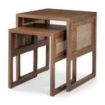 Greer Brown Wood Nesting Tables