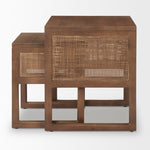 Greer Brown Wood Nesting Tables