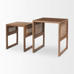 Greer Brown Wood Nesting Tables