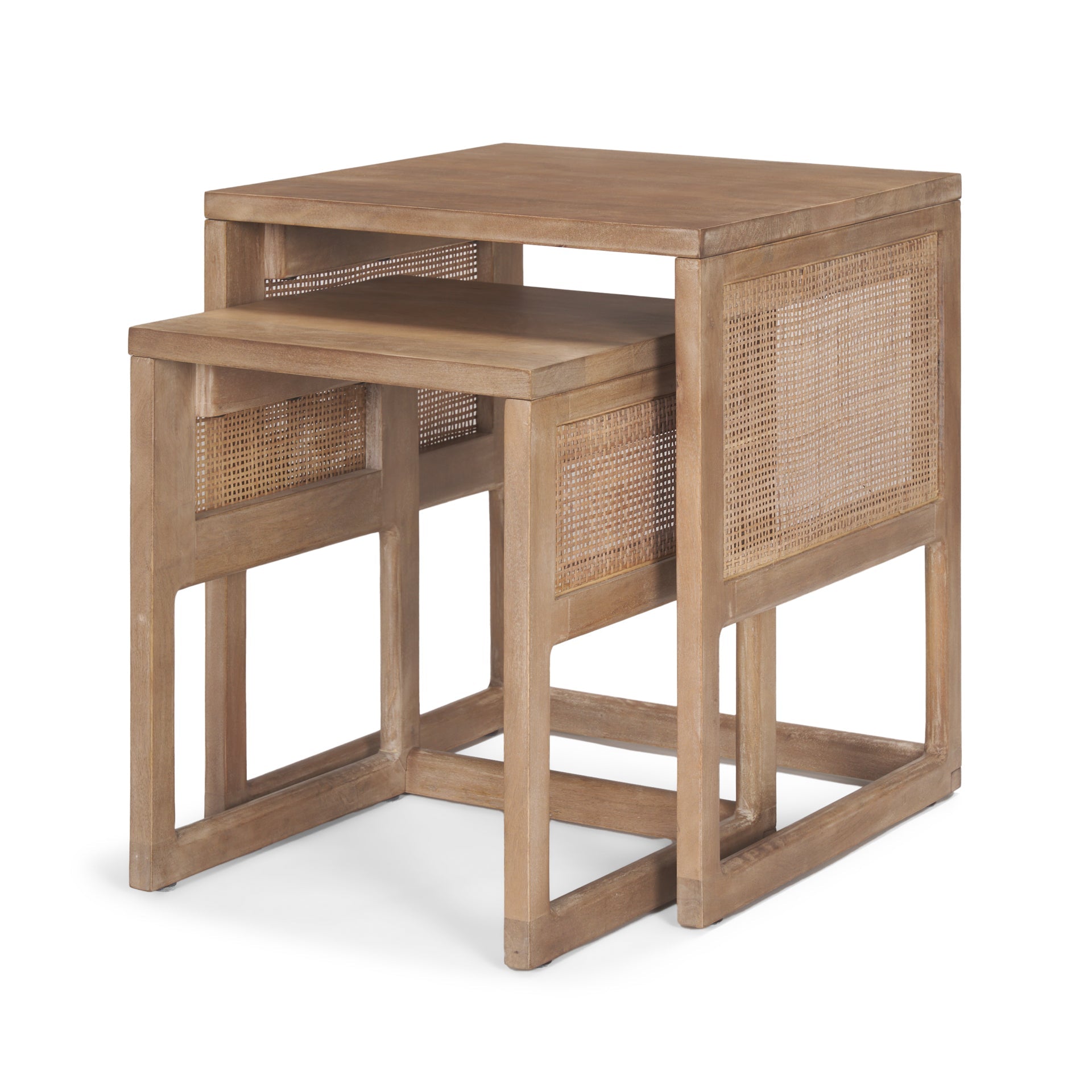 Greer Light Wood Nesting Tables