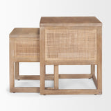 Greer Light Wood Nesting Tables