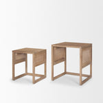 Greer Light Wood Nesting Tables