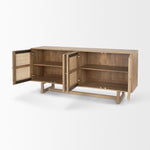 Greer Solid Wood with Cane Sideboard