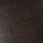 Grooves coffee table - varnished teak - off black - rectangular White Cliff Studio COFFEE TABLE